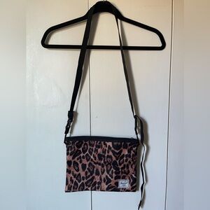 Herschel Leopard Envelope Purse Crossbody